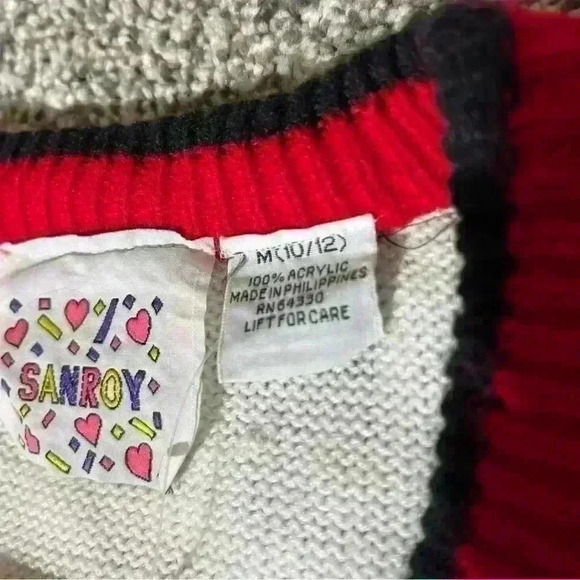 Girls Cardigan Sweater Button Down Schoolgirl, Athletic, Letterman, NWT Size M - Picture 3 of 9